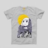 青木俊直のイラストを用いたTシャツのイメージ。