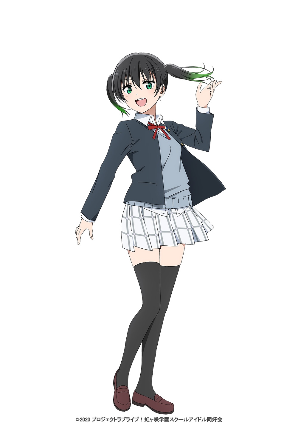 高咲侑の新規描き下ろしイラスト。