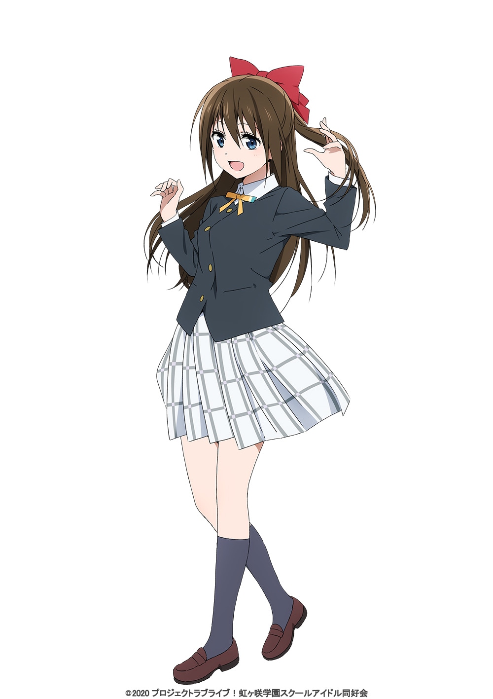 桜坂しずくの新規描き下ろしイラスト。