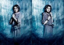 左から山崎玲奈扮するリン、近藤華扮するリン。(c)武論尊・原哲夫／コアミックス 1983 版権許諾証GS-111