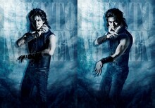 左から伊礼彼方扮するレイ、上原理生扮するレイ。(c)武論尊・原哲夫／コアミックス 1983 版権許諾証GS-111