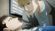 TVアニメ「さんかく窓の外側は夜」第1話の先行カット。