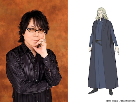 左から速水奨、ヨーク公爵リチャード。