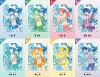 「劇場版 Free!-the Final Stroke-」後編の第1弾「“繋がる”クリアファイル付きムビチケカード」。