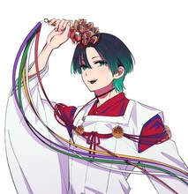 「神神化身」のコミカライズ告知カット。(c)斜線堂有紀・足立いまる・秋赤音・IIV/集英社