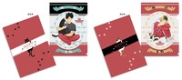 左から「ハイキュー!! TO THE TOP A4クリアファイル 猫部ver. 黒尾鉄朗」、「ハイキュー!! TO THE TOP A4クリアファイル 猫部ver. 孤爪研磨」。