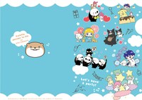 付録の「『コレットは死ぬことにした』 サンリオコラボWクリアファイル」。(c)Alto Yukimura／HAKUSENSHA　(c) 2021 SANRIO CO., LTD. TOKYO, JAPAN