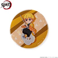 「『鬼滅の刃』ちょこんとのっかりミニキャラ 我妻善逸 缶バッジ」（モチーフ）