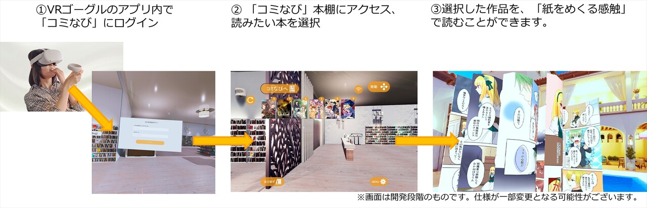 VR空間でマンガが読める電子書籍ビューア登場、紙の本のようにページをめくれる