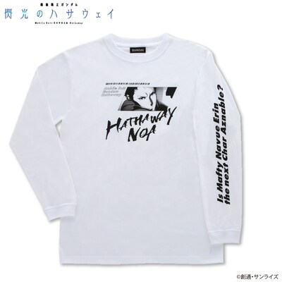 「機動戦士ガンダム 閃光のハサウェイ ハサウェイ・ノア ロングスリーブTシャツ」