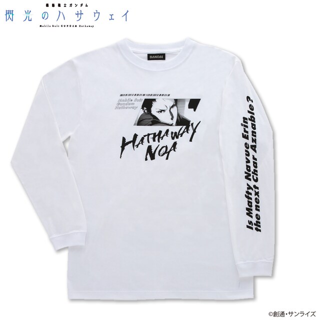 「機動戦士ガンダム 閃光のハサウェイ ハサウェイ・ノア ロングスリーブTシャツ」