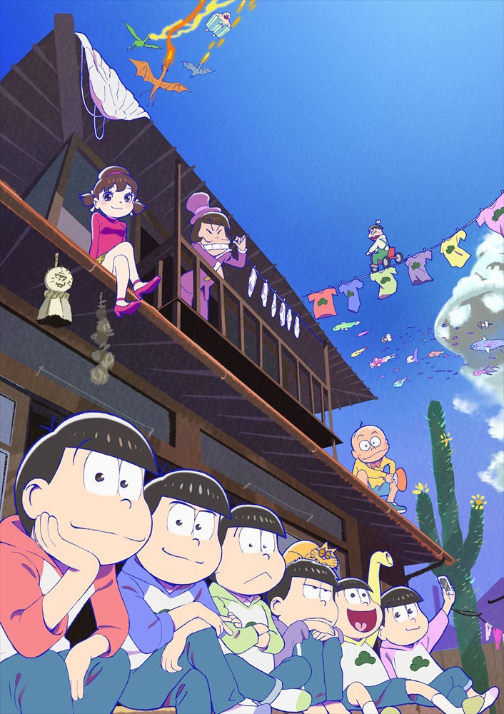 アニメ「おそ松さん」第2期メインビジュアル (c)赤塚不二夫／おそ松さん製作委員会