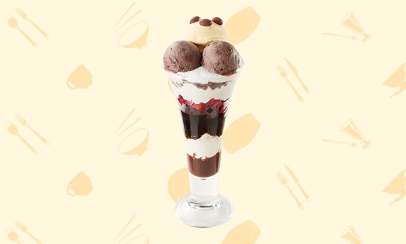 「パンダのただのパンダじゃないパフェ」