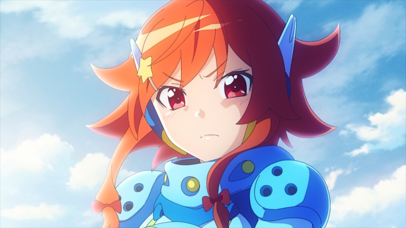 オリジナルアニメ「逆転世界ノ電池少女」第1話の場面カット。