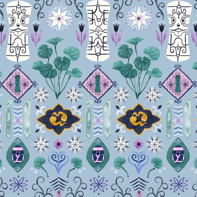 「ビッグTシャツ（ホロホロ）」柄