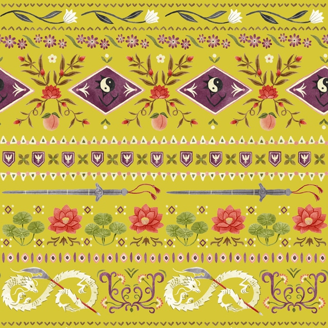 「ビッグTシャツ（道蓮）」柄