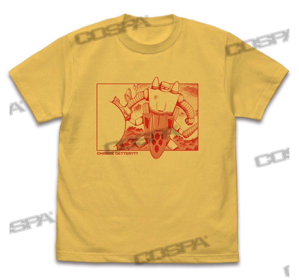 ゲッターロボ シリーズの新グッズ 合体に失敗したゲッターの原作版tシャツなど コミックナタリー