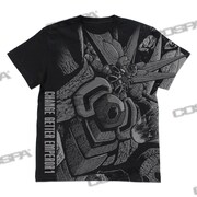 「真ゲッターロボ」より、「原作版 ゲッターエンペラー オールプリントTシャツ(BLACK)」。(c)永井豪・石川賢/ダイナミック企画
