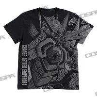 「真ゲッターロボ」より、「原作版 ゲッターエンペラー オールプリントTシャツ（BLACK）」。(c)永井豪・石川賢／ダイナミック企画