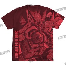 「真ゲッターロボ」より、「原作版 ゲッターエンペラー オールプリントTシャツ（BURGUNDY）」。(c)永井豪・石川賢／ダイナミック企画