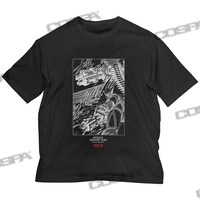 「ゲッターロボ」より、「原作版 ゲッターロボ ミサイルマシンガンVer. ビッグシルエットTシャツ（BLACK）」。(c)永井豪・石川賢／ダイナミック企画