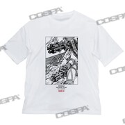 「ゲッターロボ」より、「原作版 ゲッターロボ ミサイルマシンガンVer. ビッグシルエットTシャツ(WHITE)」。(c)永井豪・石川賢/ダイナミック企画