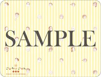 「キャラクターイラスト入り オリジナルミニまな板シート」の柄。