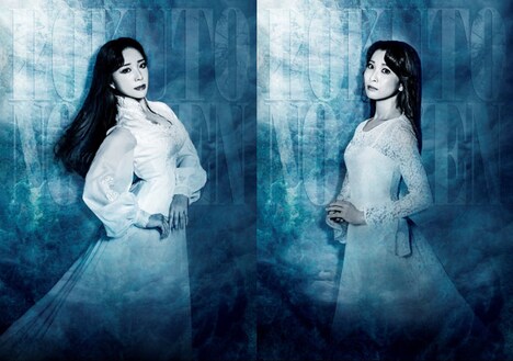 ミュージカル「フィスト・オブ・ノーススター～北斗の拳～」より、左から平原綾香演じるユリア、May'n演じるユリア。