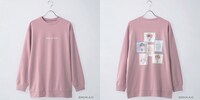 「はたらく細胞 バックプリントプルオーバー」の「ピンク」。