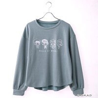 「はたらく細胞 フロント刺繍プルオーバー」の「ブルー」。