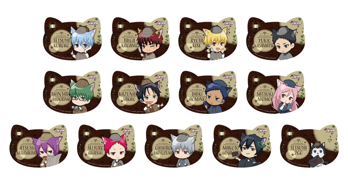 オリジナルグッズ購入につき貰える「ねこ型イラストシート」。