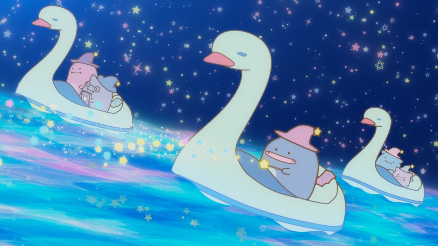 「映画 すみっコぐらし 青い月夜のまほうのコ」より。
