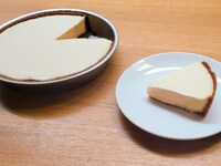 ハウス オブ フレーバーズのチーズケーキ（小）。
