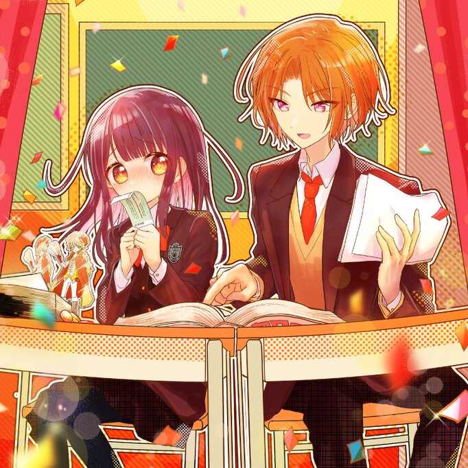 「2.5次元の推しがクラスメイトになりました!?」キービジュアル