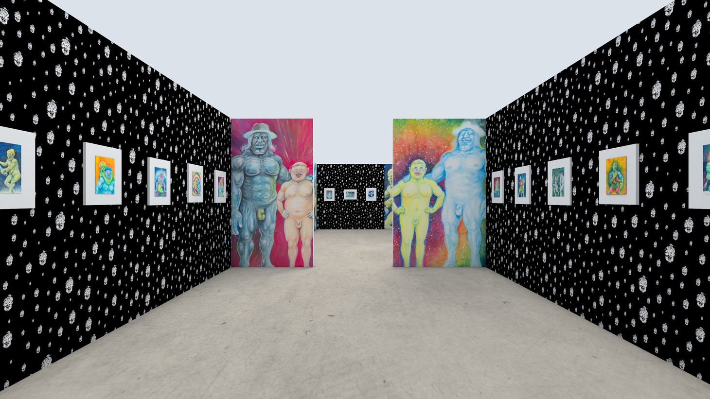 「謎の天才画家manksy ☆ gataro 没後100年展」イメージ