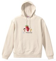 コラボグッズのパーカー。