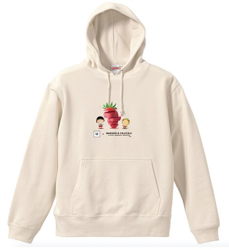 コラボグッズのパーカー。