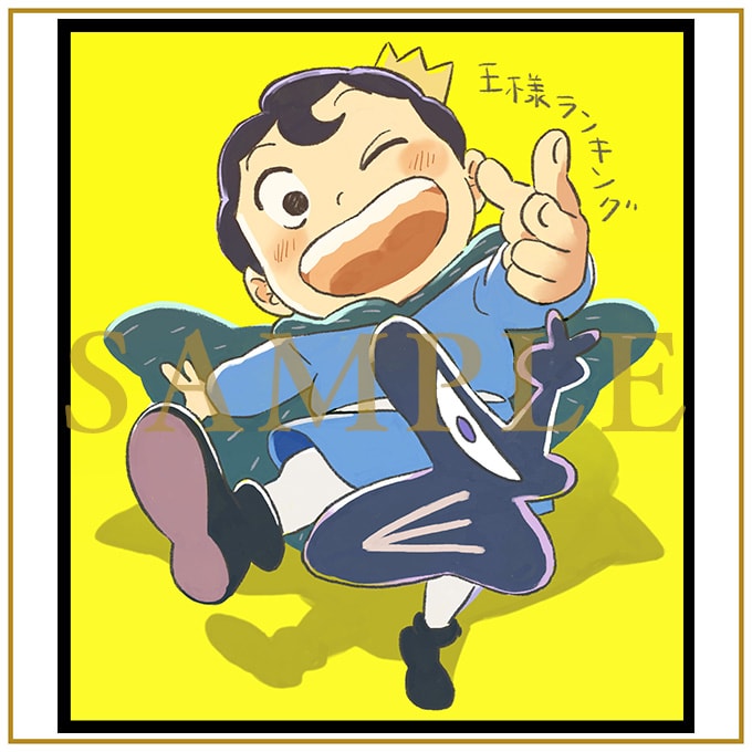 店舗共通特典のキャラクターデザイン・野崎あつこ描き下ろし色紙。