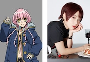大茶釜チロル(CV:富田美憂)。クラゲのようなピンク髪が特徴の謎の美少女。黒革の親衛隊の一員だが、本業は「くらげ商店」を名乗る旅商人。