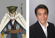 ジャビ(CV:斎藤志郎)。ビスコの師匠であり、かつては弓聖とうたわれたキノコ守りの英雄。ある目的のためビスコと日本を縦断する旅を続けてきた。