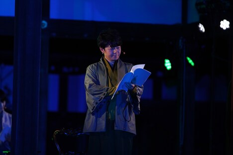 「世界文化遺産 下鴨神社 朗読劇 鴨の音 第二夜 『読還-よみがえり-』」より、岸尾だいすけ。