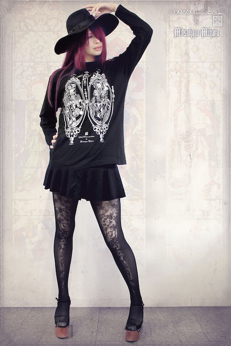 「三原ミツカズコラボレーションTシャツ”Sisters of Shadow”」