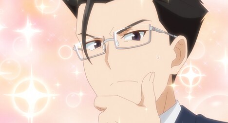 TVアニメ「異世界美少女受肉おじさんと」PV第1弾の場面カット。