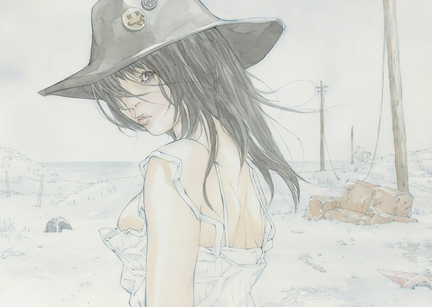 「田島昭宇 画業35周年記念展＜Side:B＞『冬暮れの金星』」展示作品