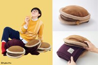 「ドラえもん 3-WAYのどら焼きブランケットクッション」