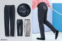 「ドラえもん ぬくぬくでしあわせ あったかすっきりレディース裏ボアパンツ〈デニム〉」