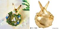 「天空の城ラピュタ ブローチ 小鳥の巣とキツネリス」