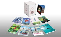 「ジブリがいっぱい 監督もいっぱい コレクション」DVDの展開図。(c) 1993 氷室冴子・Studio Ghibli・N (c)1995 柊あおい/集英社・Studio Ghibli・NH (c)2002 猫乃手堂・Studio Ghibli・NDHMT (c)2002 TS・Studio Ghibli・NDHMT (c)2006 Studio Ghibli・NDHDMT (c) 2010 Studio Ghibli・NDHDMTW (c)2011 高橋千鶴・佐山哲郎・ Studio Ghibli・NDHDMT (c)2014 Studio Ghibli・NDHDMTK (c)2016 Studio Ghibli - Wild Bunch - Why Not Productions - Arte France Cin?ma - CN4 Productions - Belvision - Nippon Television Network - Dentsu - Hakuhodo DYMP - Walt Disney Japan - Mitsubishi - Toho (c)2020 NHK, NEP, Studio Ghibli