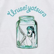 「ボトルの中のラム Tシャツ」にプリントされた絵柄。(c)高橋留美子／小学館