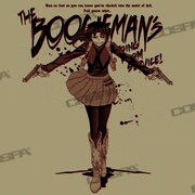 「ブギーマンに喰われるぞォ Tシャツ」のSAND KHAKI。